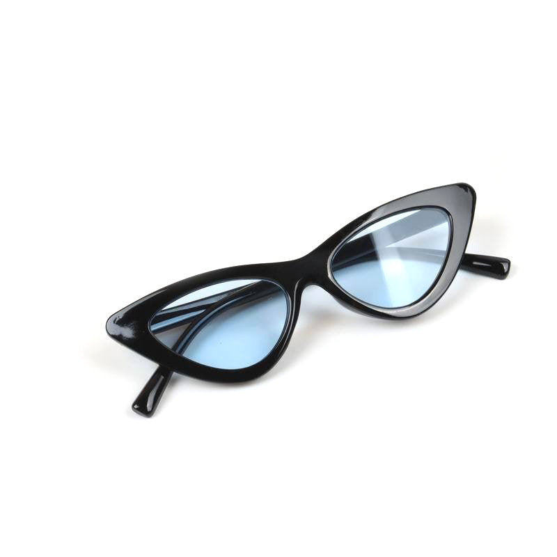 Wholesale Children's Fashion Triangle Cat's Eye Light Color Lens Sunglasses
